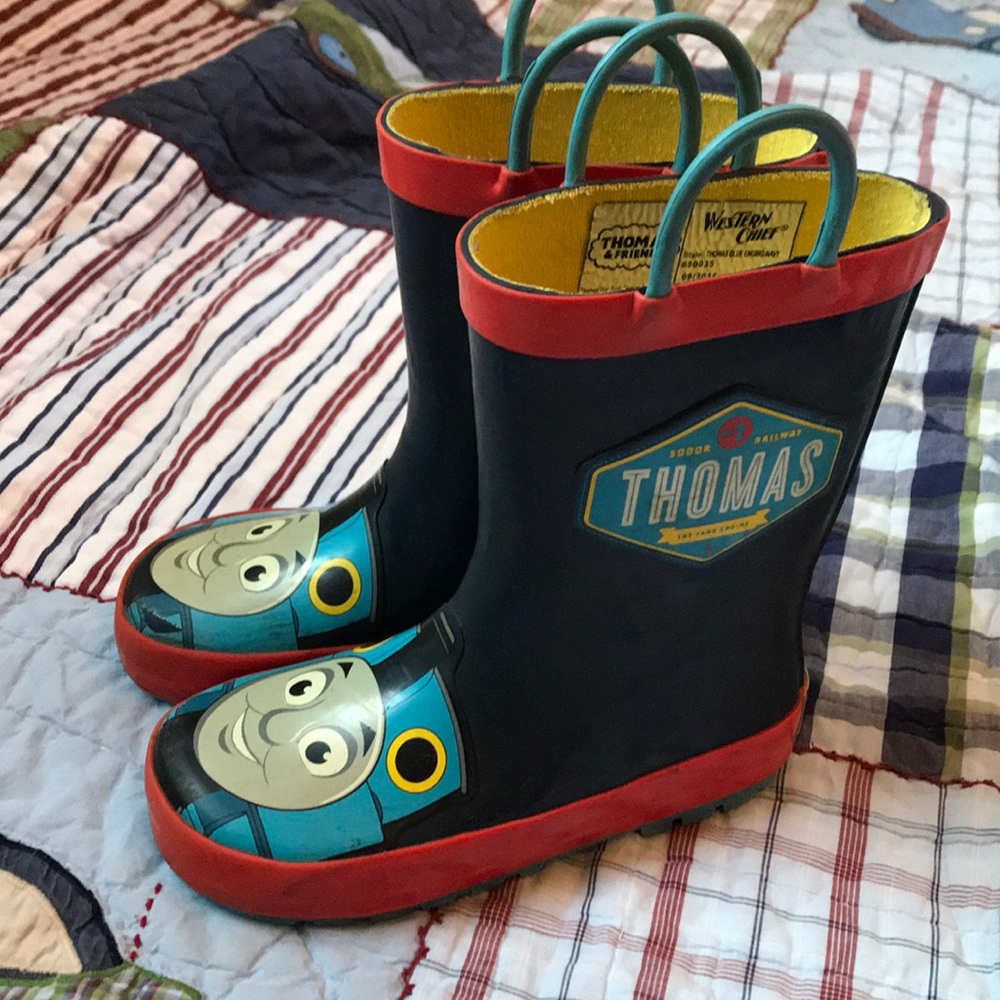 Thomas the train rain boots